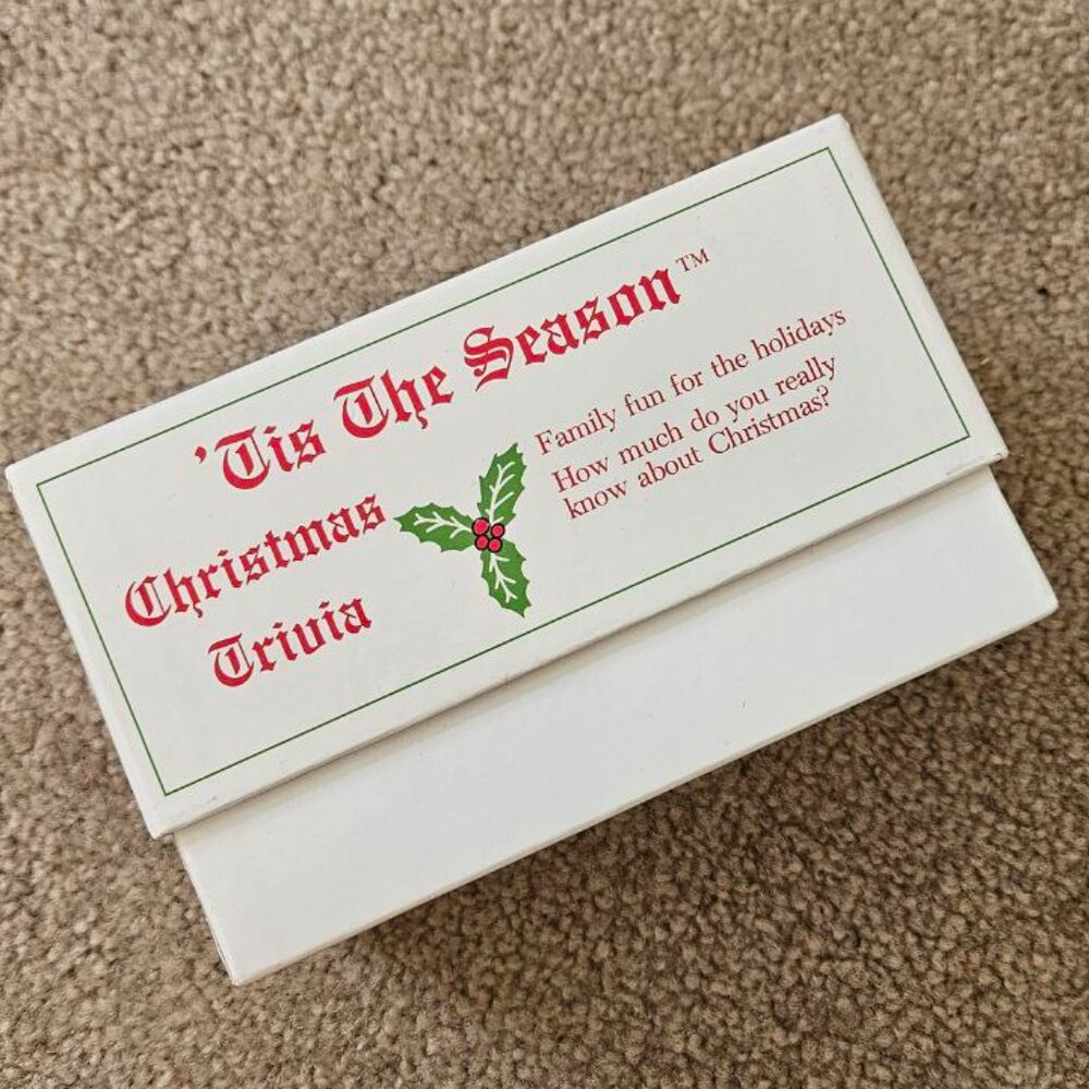 1990 Tis the Season -‎ Christmas Trivia Cards - 1Box - Complete
